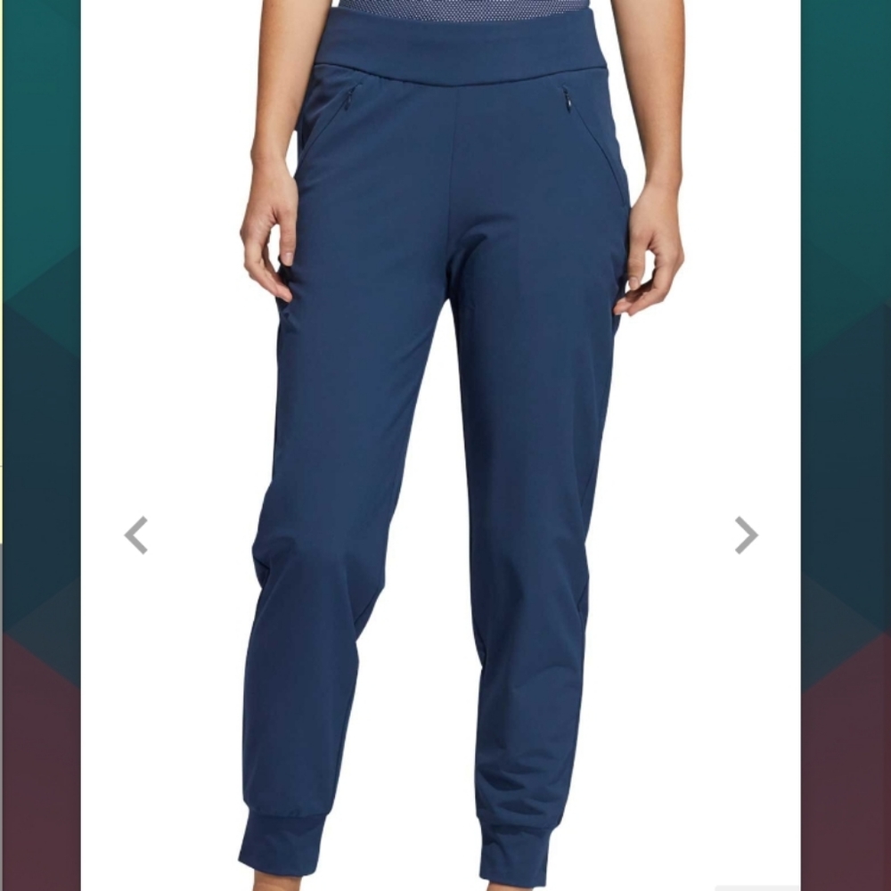 ADIDAS Joggers Navy Blue size :Large